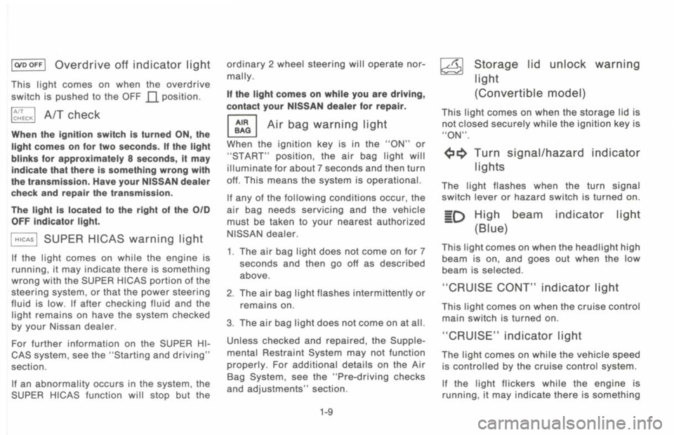 NISSAN 300ZX 1993 User Guide NISSAN 300ZX 1993 User Guide