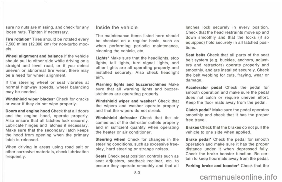 NISSAN 300ZX 1993  Owners Manual 