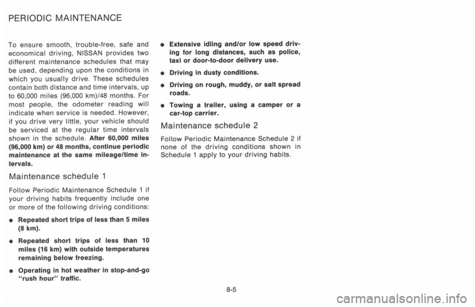 NISSAN 300ZX 1993  Owners Manual 