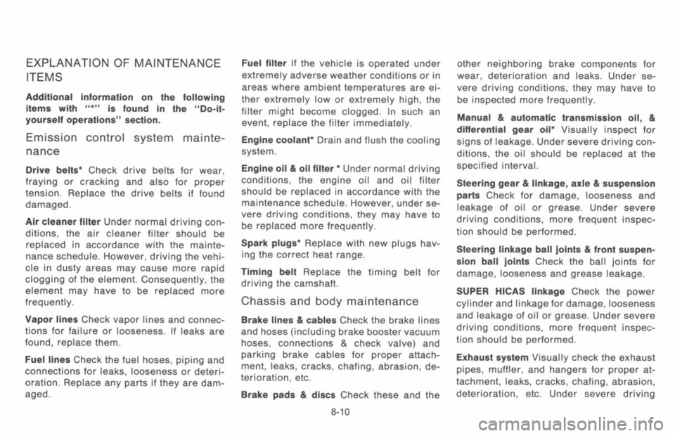 NISSAN 300ZX 1993  Owners Manual 