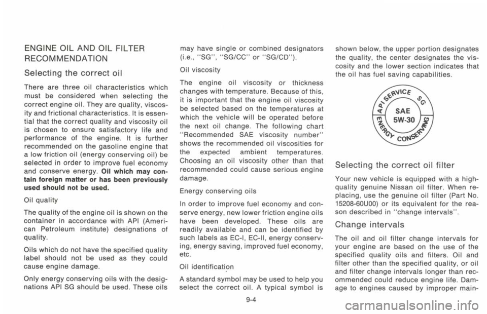 NISSAN 300ZX 1993  Owners Manual 