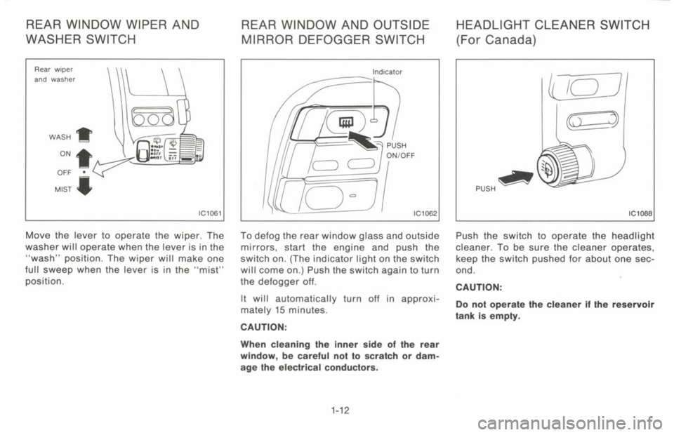 NISSAN 300ZX 1993 User Guide NISSAN 300ZX 1993 User Guide