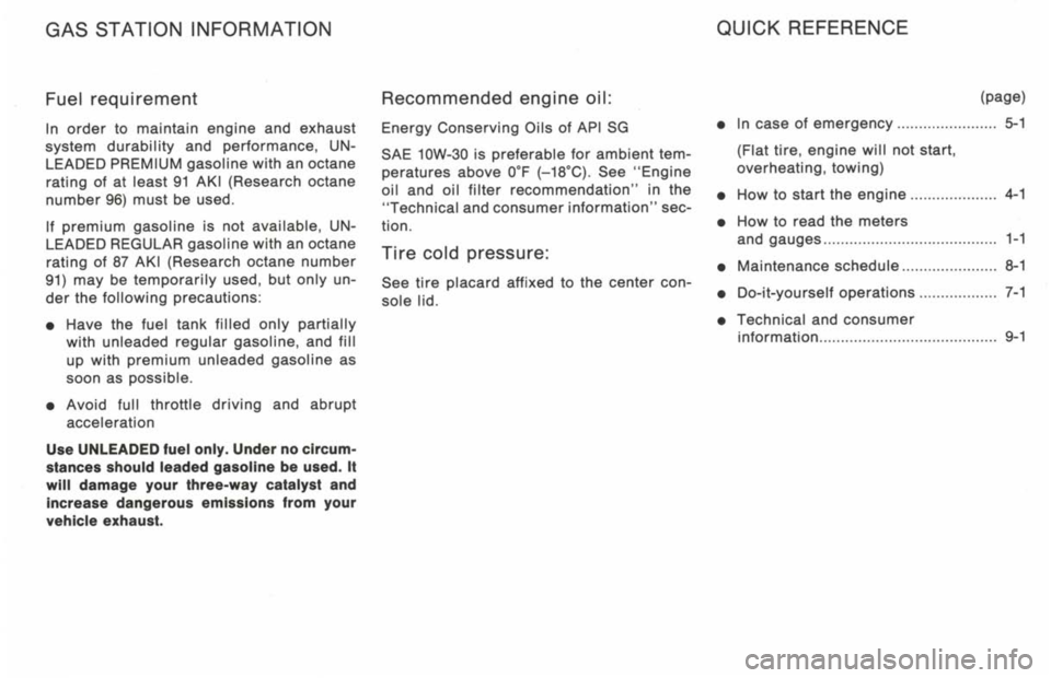 NISSAN 300ZX 1993 Owners Manual NISSAN 300ZX 1993 Owners Manual