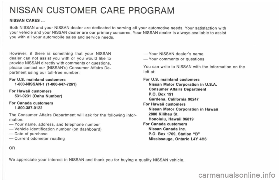 NISSAN 300ZX 1993  Owners Manual 