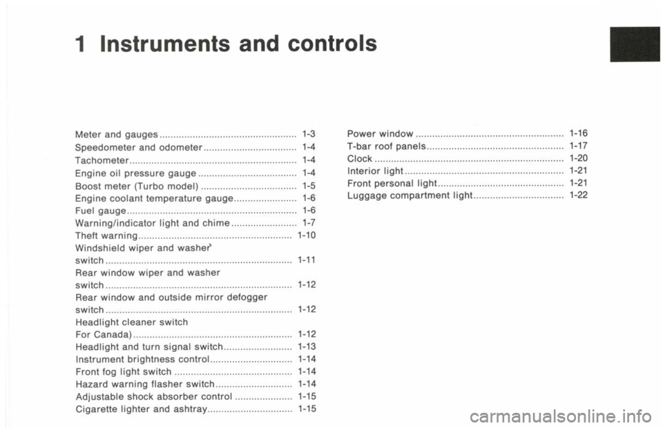 NISSAN 300ZX 1993 Owners Manual NISSAN 300ZX 1993 Owners Manual