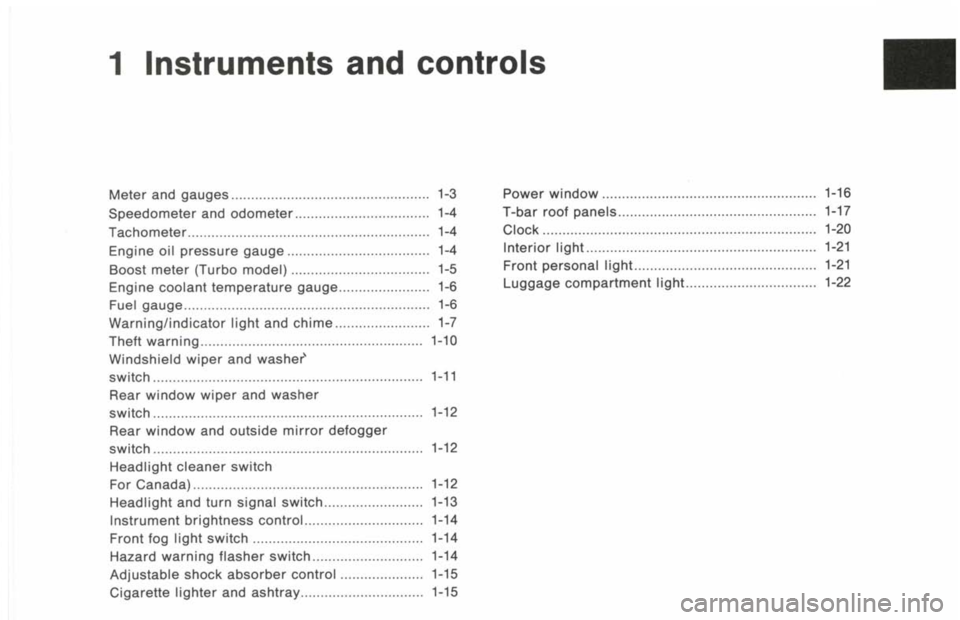 NISSAN 300ZX 1993  Owners Manual 