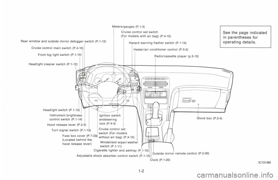 NISSAN 300ZX 1993  Owners Manual 