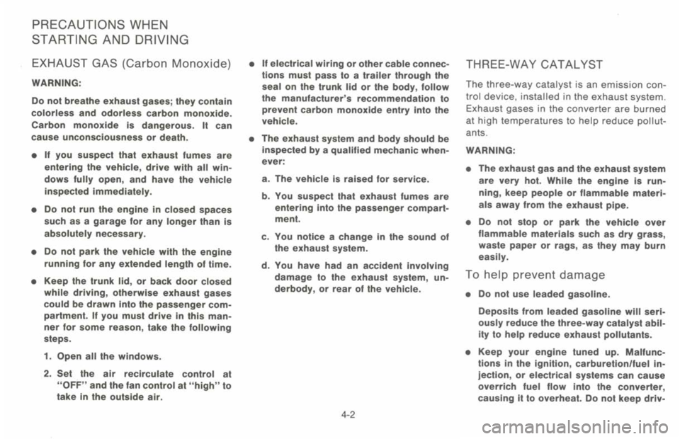 NISSAN 300ZX 1993 Owners Manual NISSAN 300ZX 1993 Owners Manual
