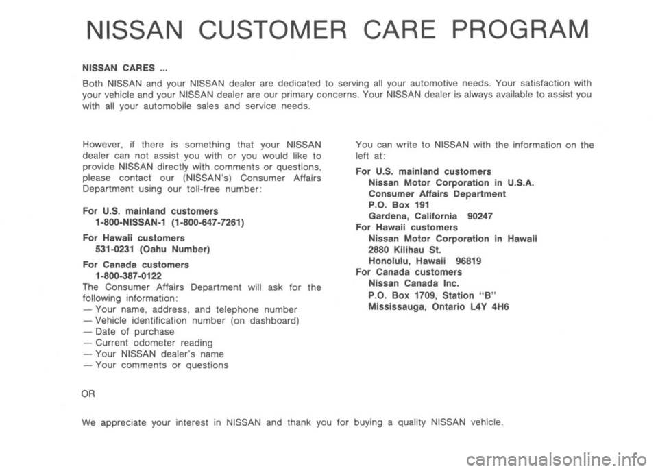 NISSAN 300ZX 1992 Owners Manual NISSAN 300ZX 1992 Owners Manual