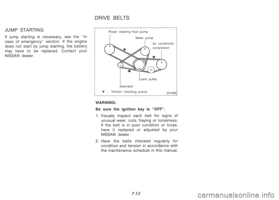 NISSAN 300ZX 1992 Owners Manual NISSAN 300ZX 1992 Owners Manual