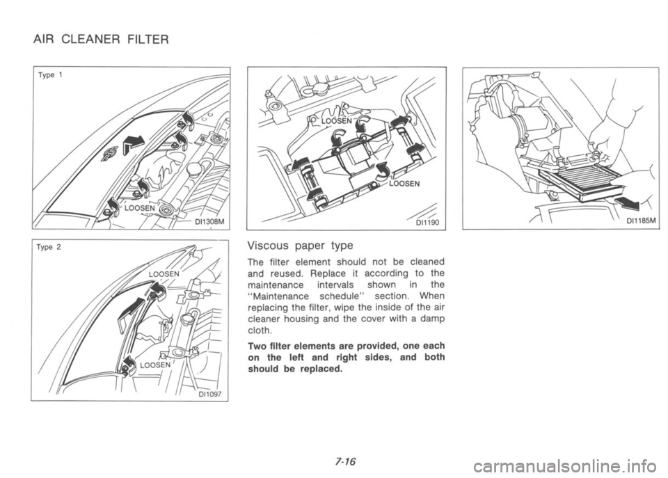 NISSAN 300ZX 1992 Owners Manual NISSAN 300ZX 1992 Owners Manual