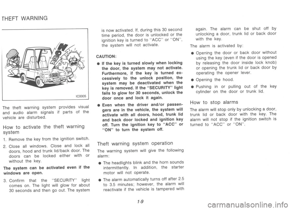 NISSAN 300ZX 1992 User Guide 