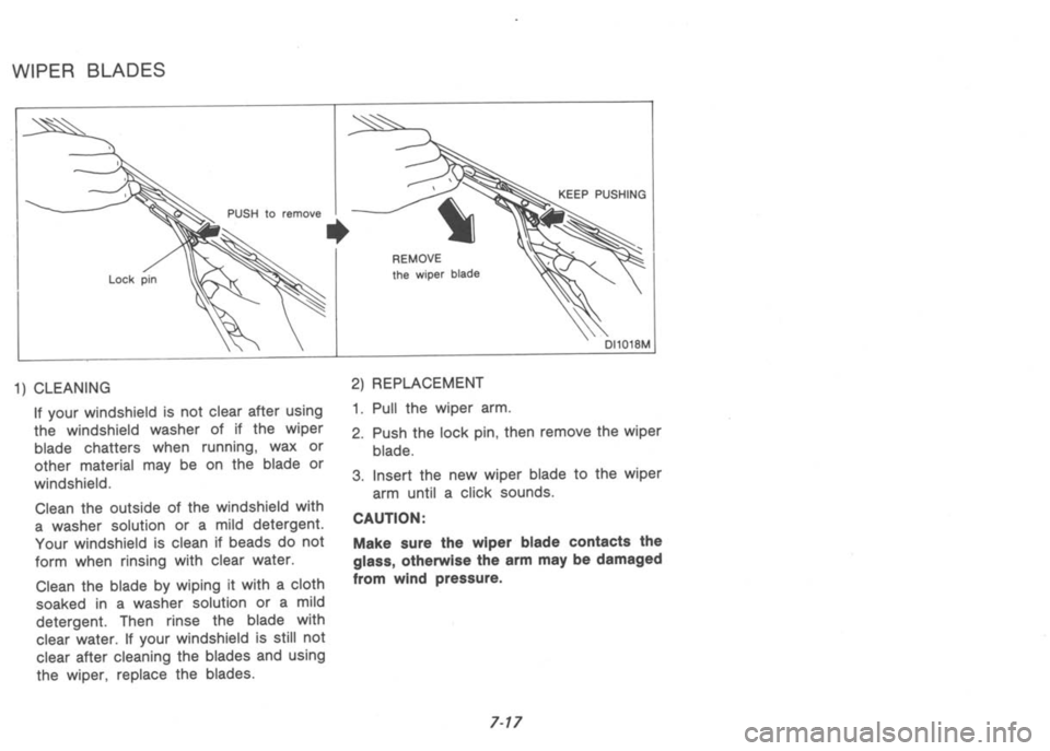 NISSAN 300ZX 1992 Owners Manual NISSAN 300ZX 1992 Owners Manual