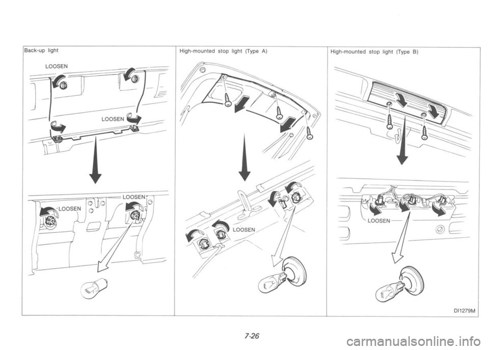 NISSAN 300ZX 1992 Owners Manual NISSAN 300ZX 1992 Owners Manual