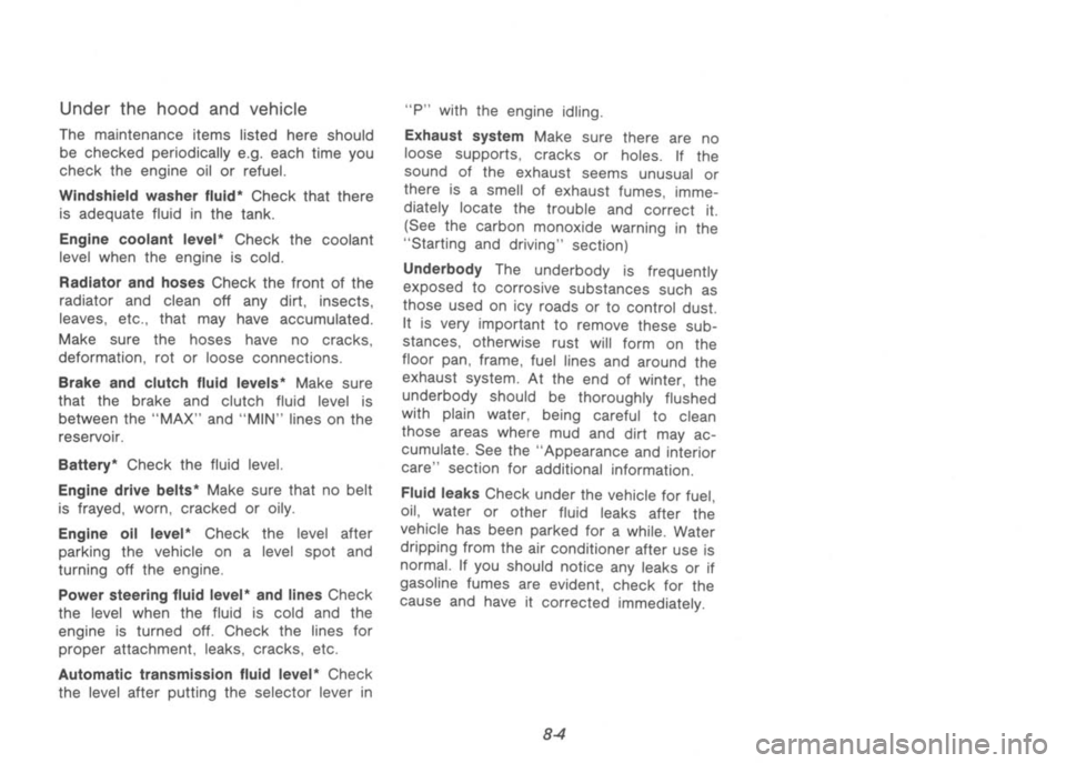 NISSAN 300ZX 1992 Owners Manual NISSAN 300ZX 1992 Owners Manual