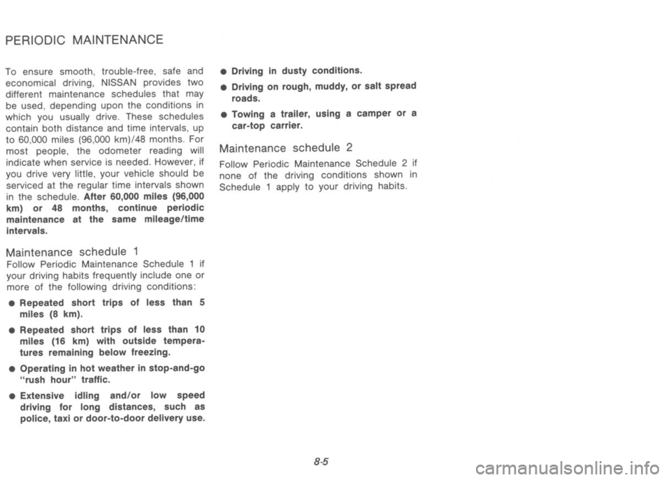 NISSAN 300ZX 1992 Owners Manual NISSAN 300ZX 1992 Owners Manual