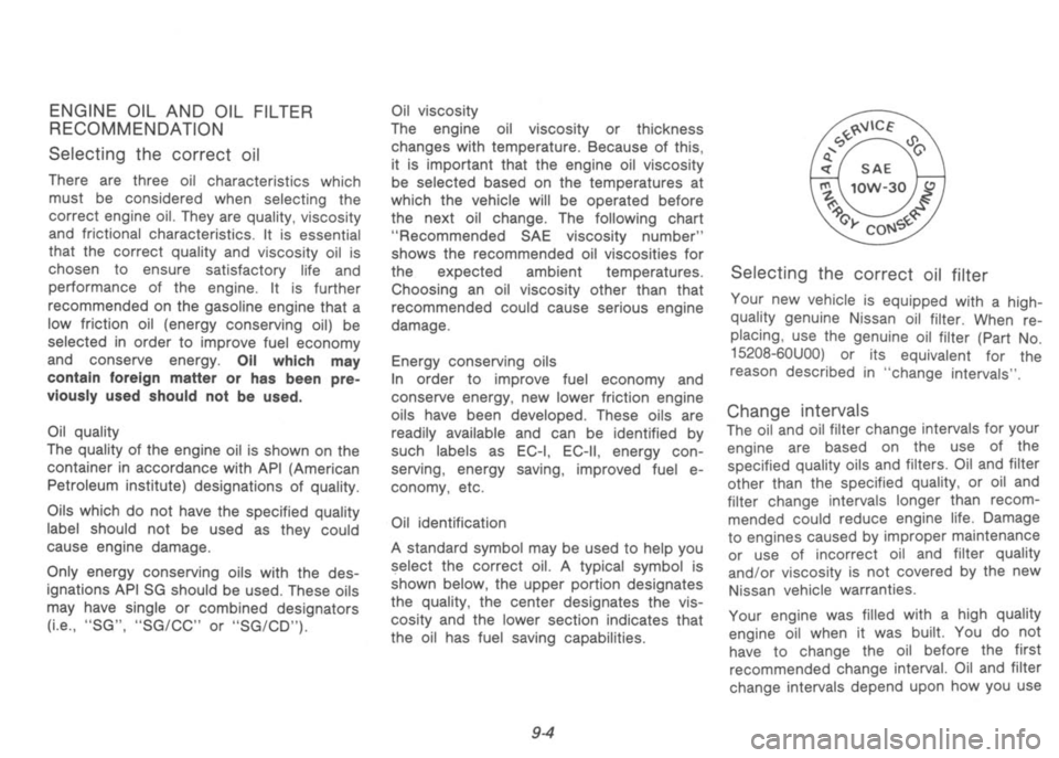 NISSAN 300ZX 1992 Owners Manual NISSAN 300ZX 1992 Owners Manual