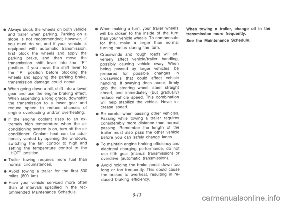 NISSAN 300ZX 1992 Owners Manual NISSAN 300ZX 1992 Owners Manual