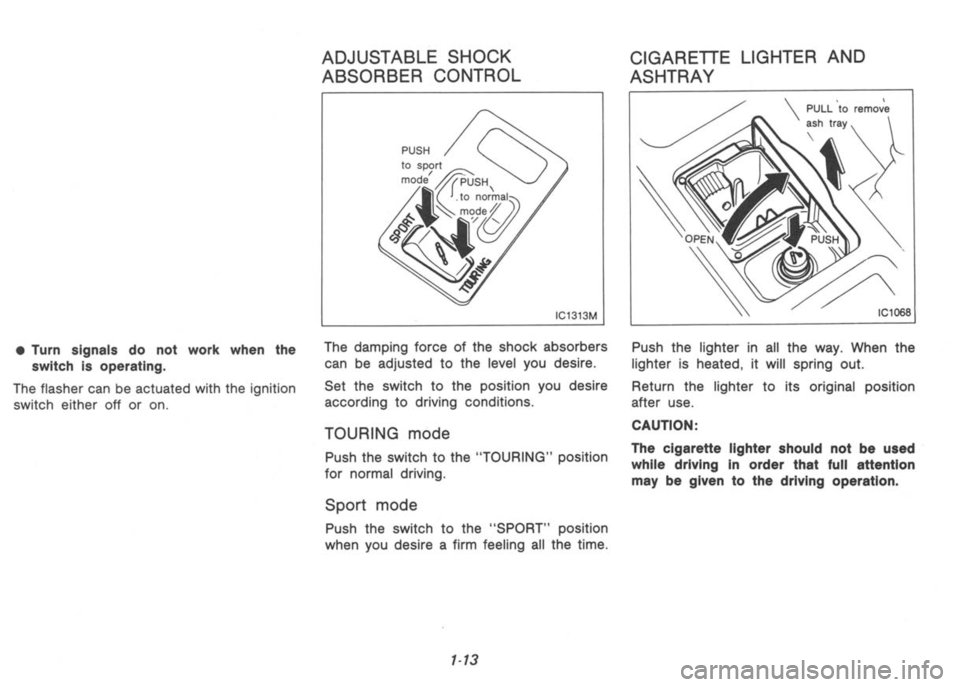 NISSAN 300ZX 1992 User Guide 