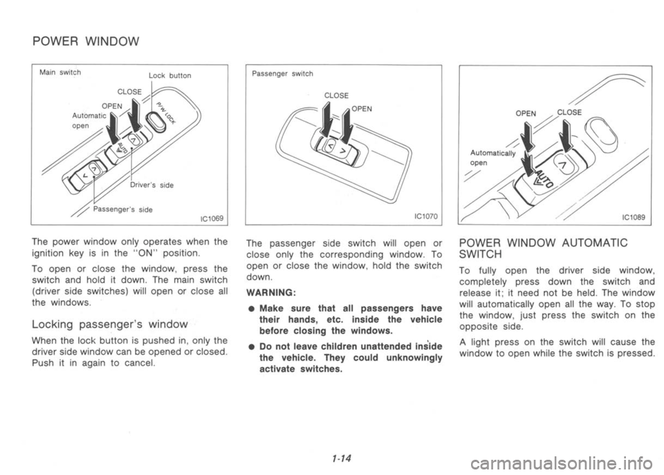 NISSAN 300ZX 1992 User Guide 