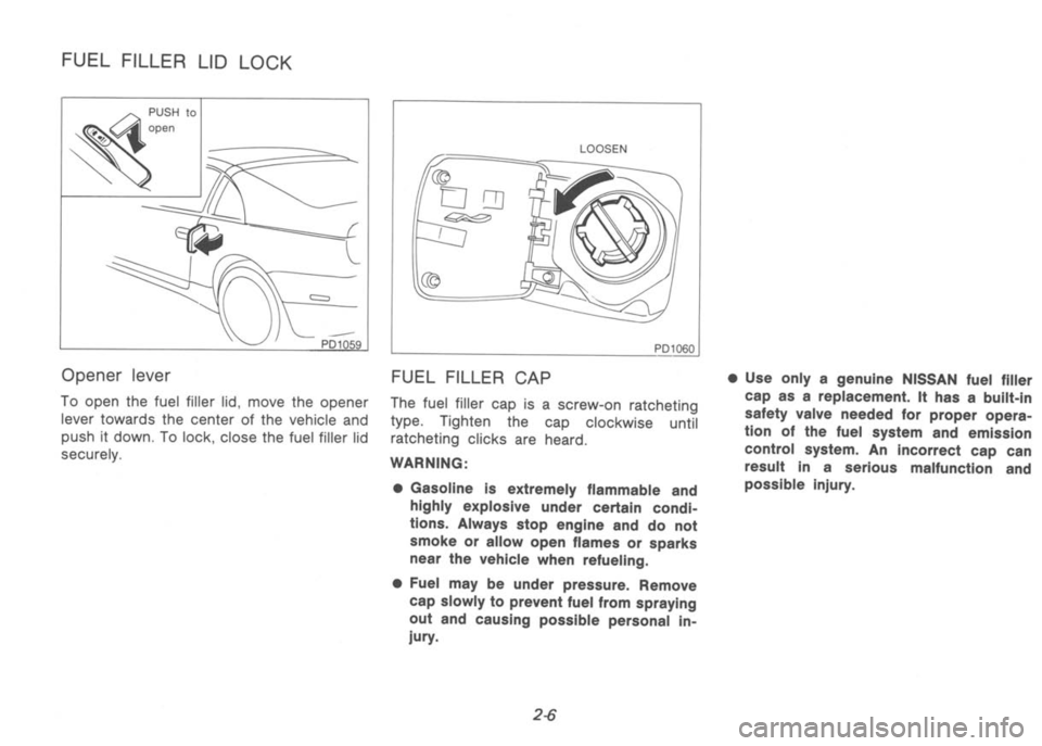 NISSAN 300ZX 1992 Owners Manual NISSAN 300ZX 1992 Owners Manual