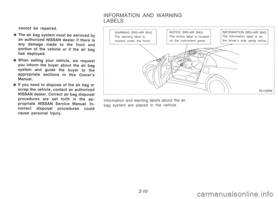NISSAN 300ZX 1992 Owners Guide NISSAN 300ZX 1992 Owners Guide