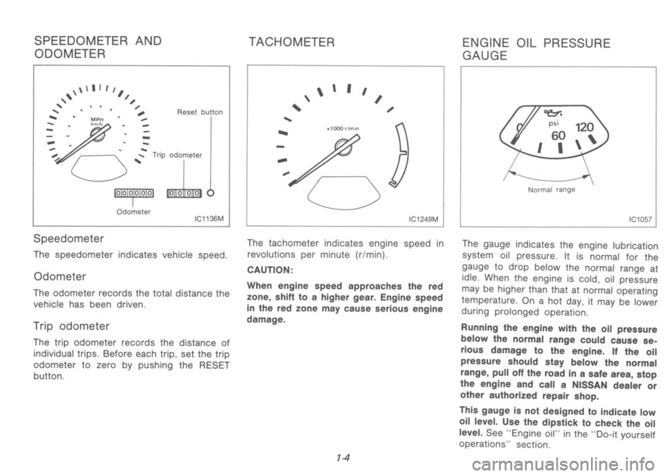 NISSAN 300ZX 1992  Owners Manual 