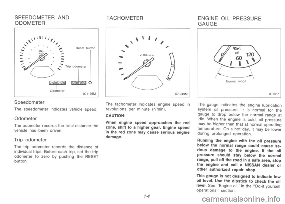 NISSAN 300ZX 1992 Owners Manual NISSAN 300ZX 1992 Owners Manual