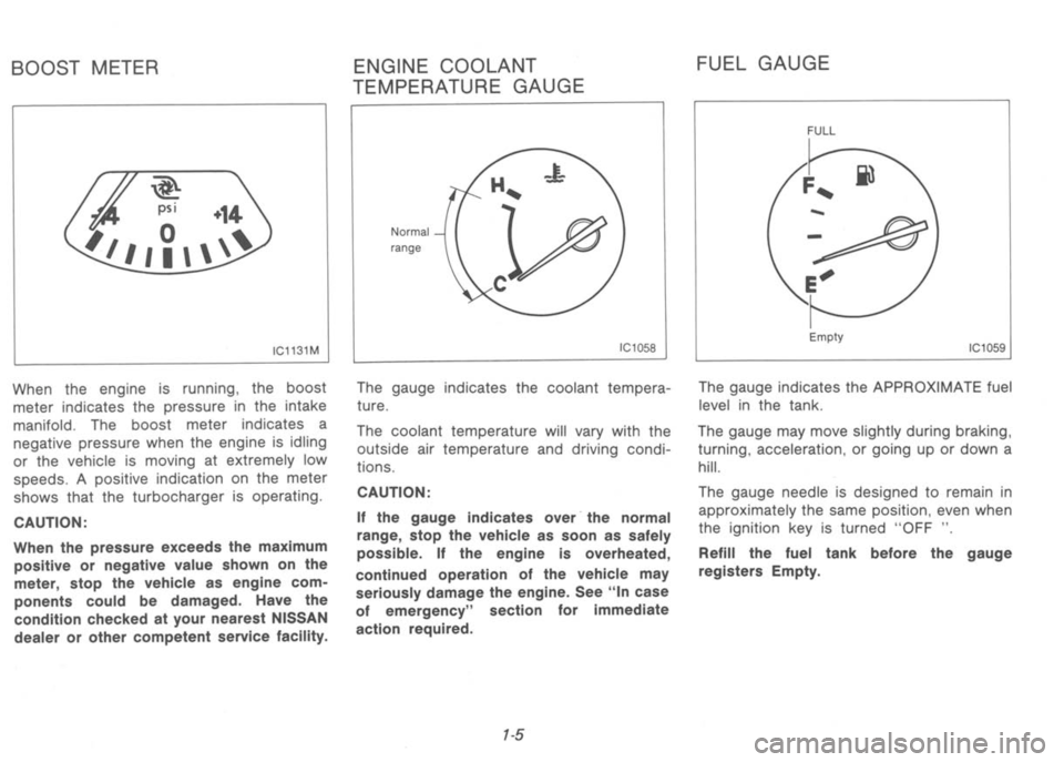 NISSAN 300ZX 1992  Owners Manual 