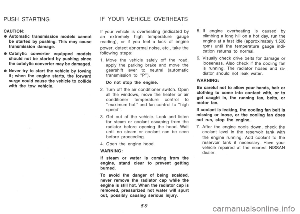 NISSAN 300ZX 1992 Owners Manual NISSAN 300ZX 1992 Owners Manual