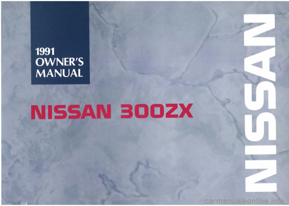 NISSAN 300ZX 1991  Owners Manual 