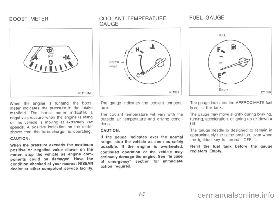 NISSAN 300ZX 1991 User Guide 