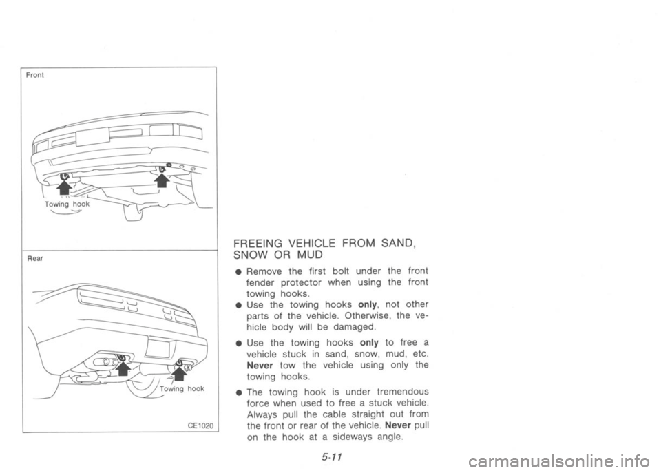 NISSAN 300ZX 1991 Owners Manual NISSAN 300ZX 1991 Owners Manual