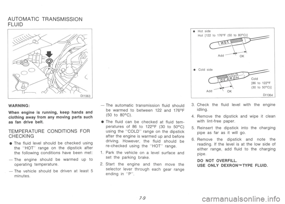 NISSAN 300ZX 1991 Owners Manual NISSAN 300ZX 1991 Owners Manual
