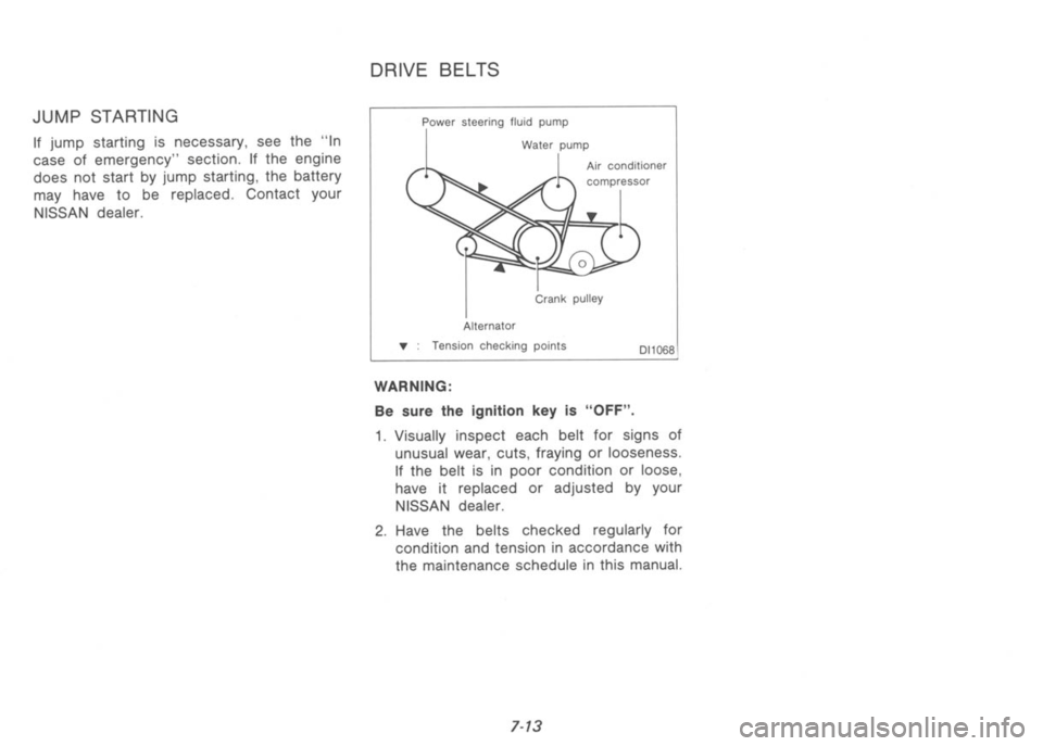 NISSAN 300ZX 1991 Owners Manual NISSAN 300ZX 1991 Owners Manual