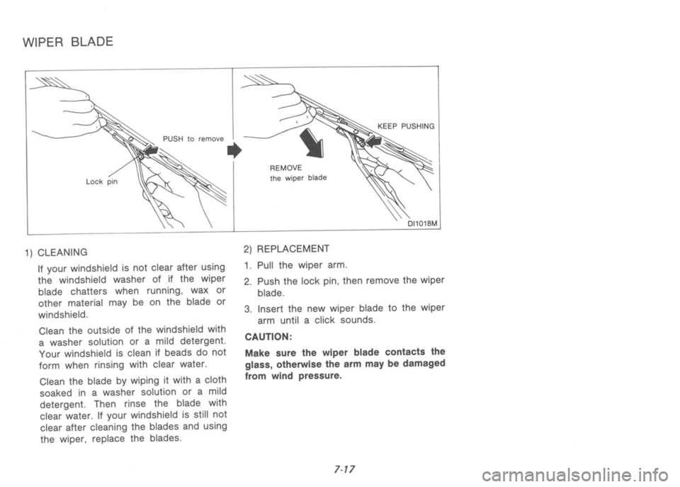 NISSAN 300ZX 1991 Owners Manual NISSAN 300ZX 1991 Owners Manual