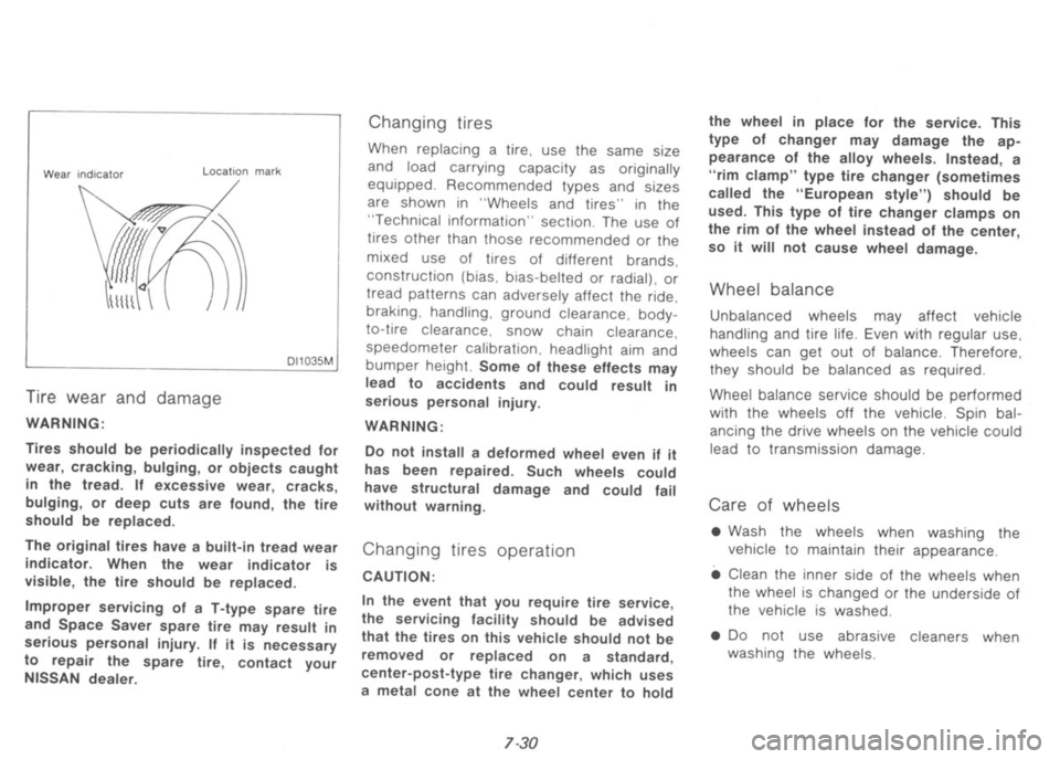 NISSAN 300ZX 1991 Owners Manual NISSAN 300ZX 1991 Owners Manual