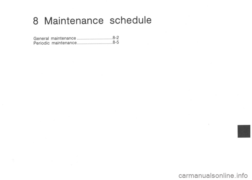 NISSAN 300ZX 1991 Owners Manual NISSAN 300ZX 1991 Owners Manual