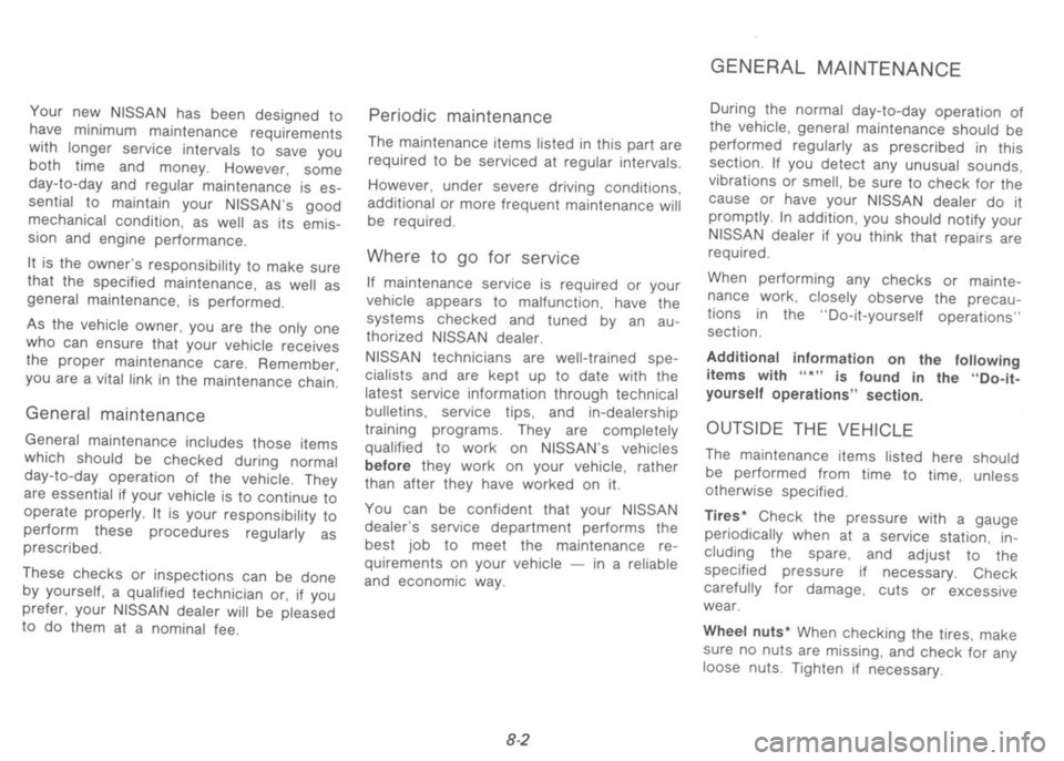 NISSAN 300ZX 1991 Owners Manual NISSAN 300ZX 1991 Owners Manual