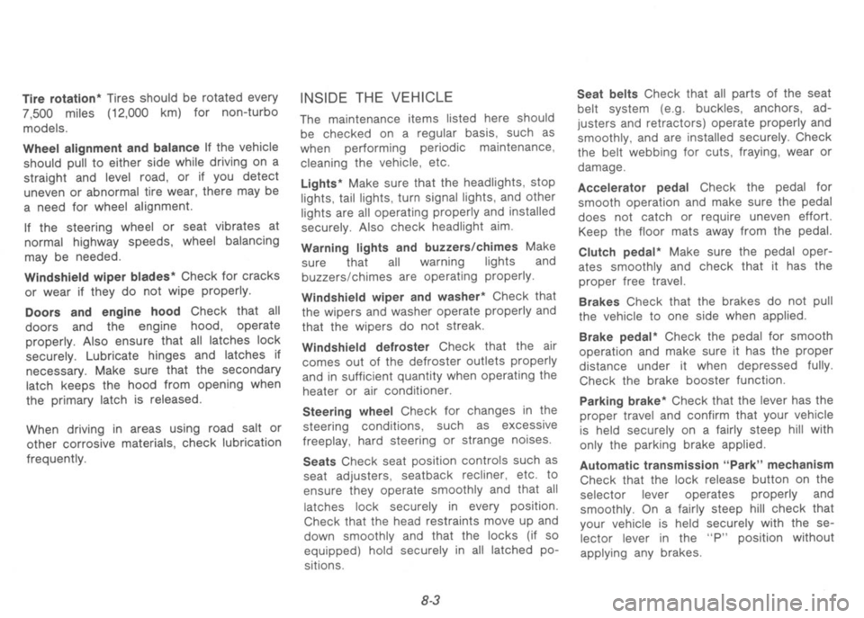 NISSAN 300ZX 1991 Owners Manual NISSAN 300ZX 1991 Owners Manual