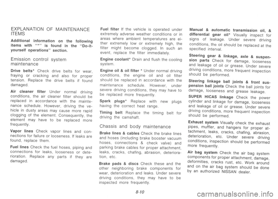 NISSAN 300ZX 1991 Owners Manual NISSAN 300ZX 1991 Owners Manual