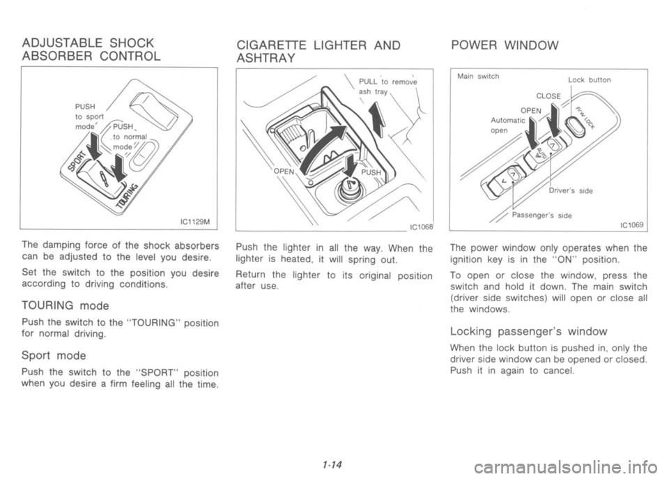 NISSAN 300ZX 1991 User Guide 