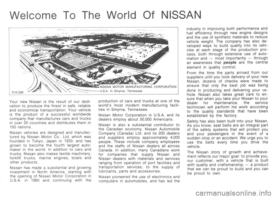 NISSAN 300ZX 1991  Owners Manual 