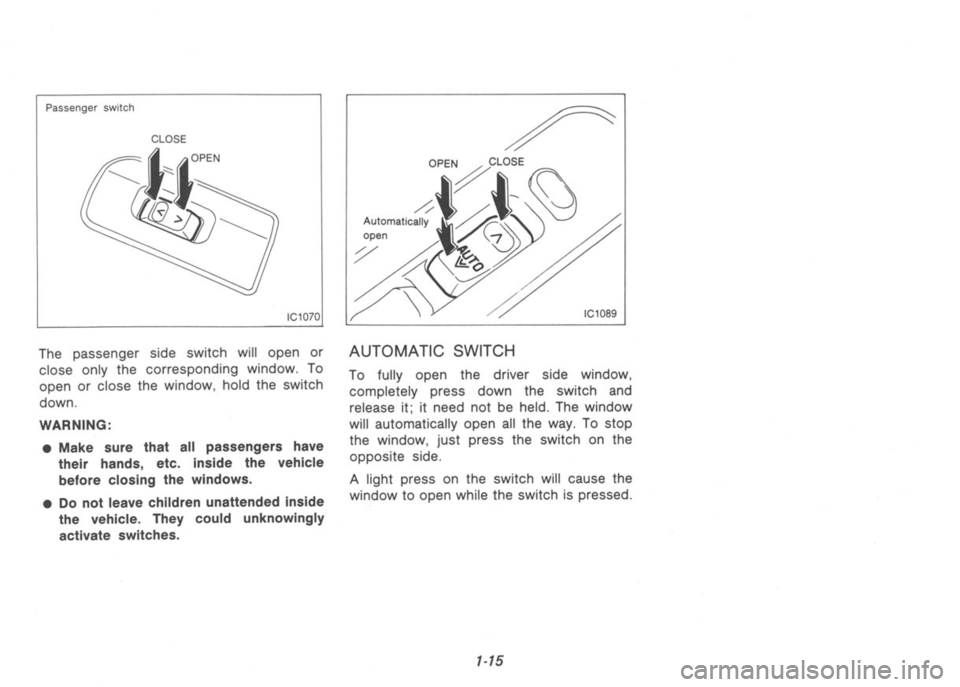 NISSAN 300ZX 1991 Owners Manual NISSAN 300ZX 1991 Owners Manual