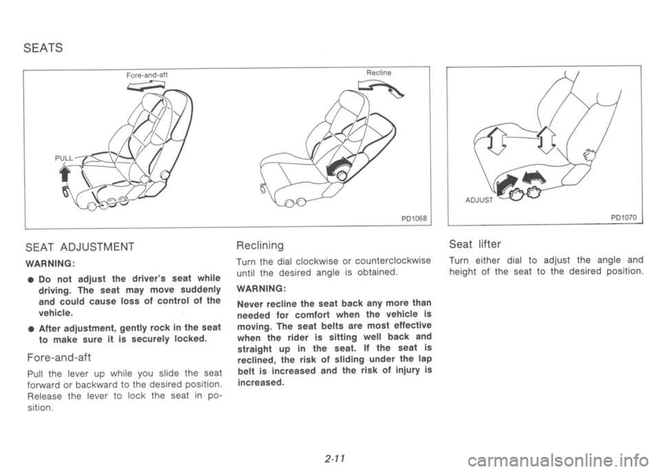 NISSAN 300ZX 1991 Owners Guide NISSAN 300ZX 1991 Owners Guide