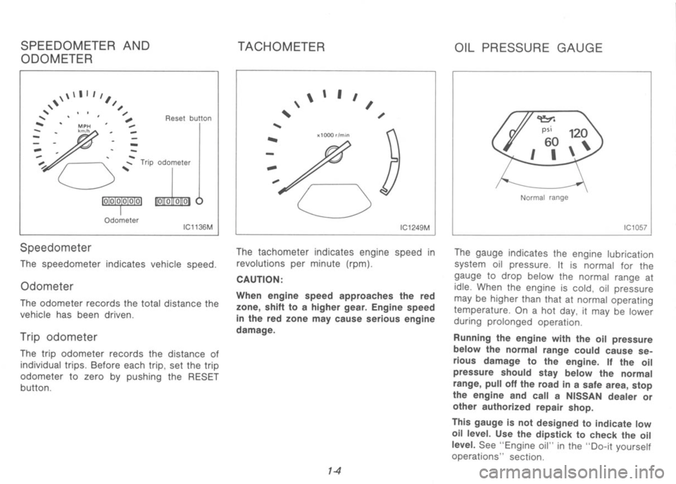 NISSAN 300ZX 1991  Owners Manual 