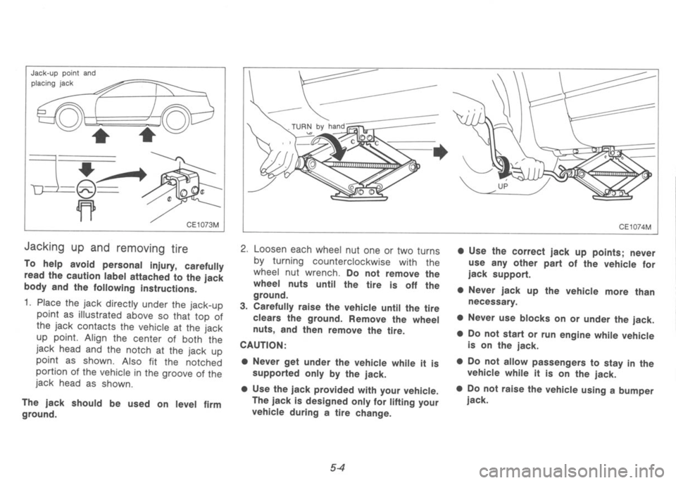 NISSAN 300ZX 1991 Owners Manual NISSAN 300ZX 1991 Owners Manual