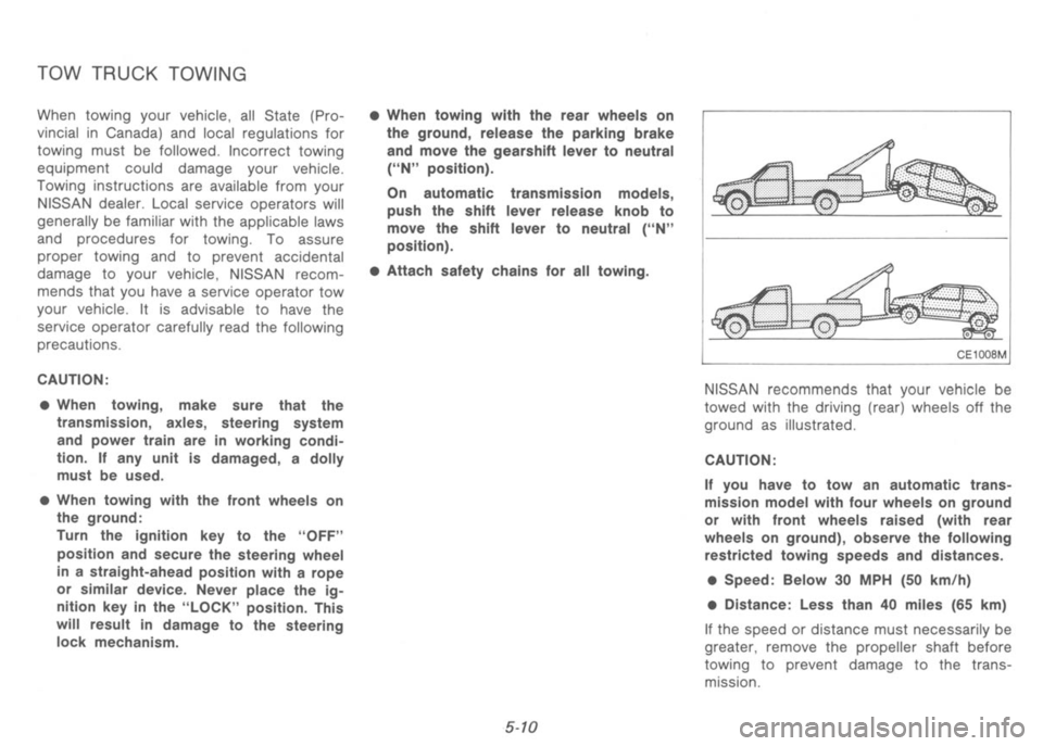 NISSAN 300ZX 1991 Owners Manual NISSAN 300ZX 1991 Owners Manual