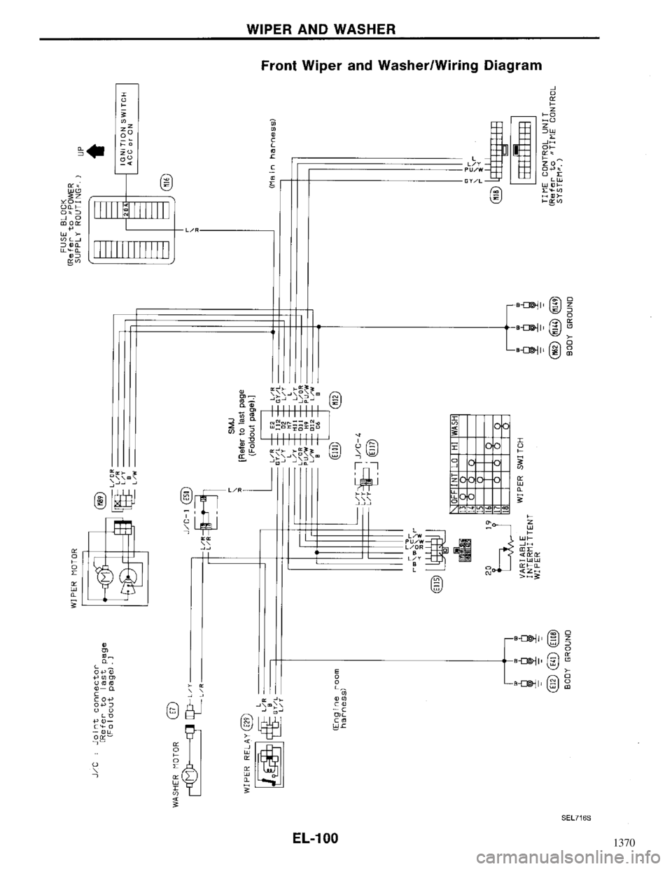 NISSAN MAXIMA 1994 A32 / 4.G Electrical System Owners Manual 1370 NISSAN MAXIMA 1994 A32 / 4.G Electrical System Owners Manual 1370
