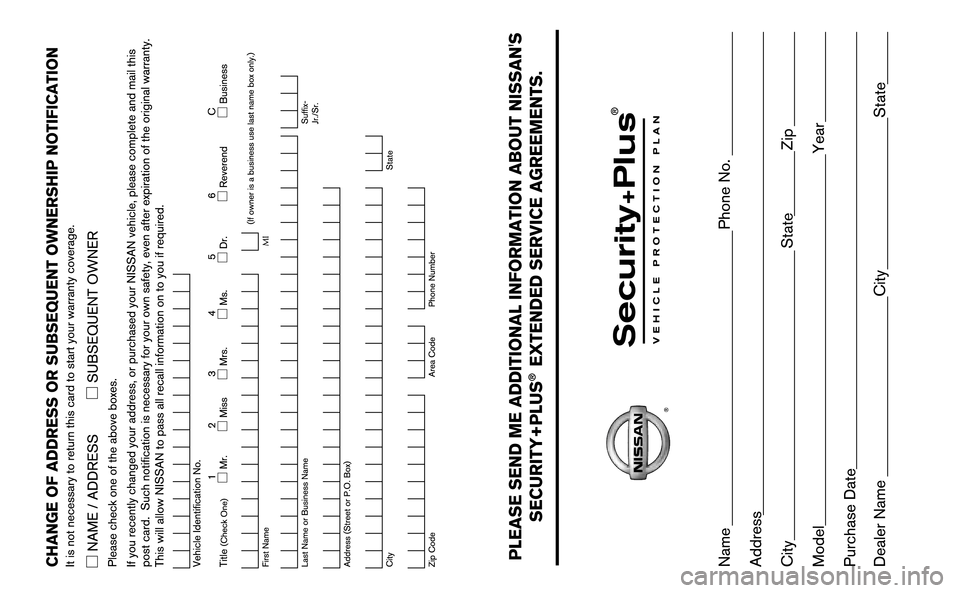 NISSAN ALTIMA HYBRID 2007 L32A / 4.G Warranty Booklet 